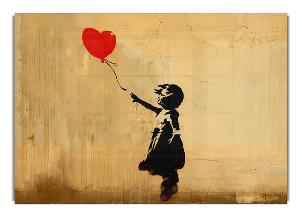 Love Heart Balloon Left