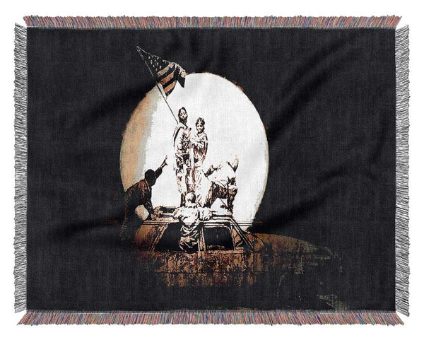 Night Soldiers Woven Blanket