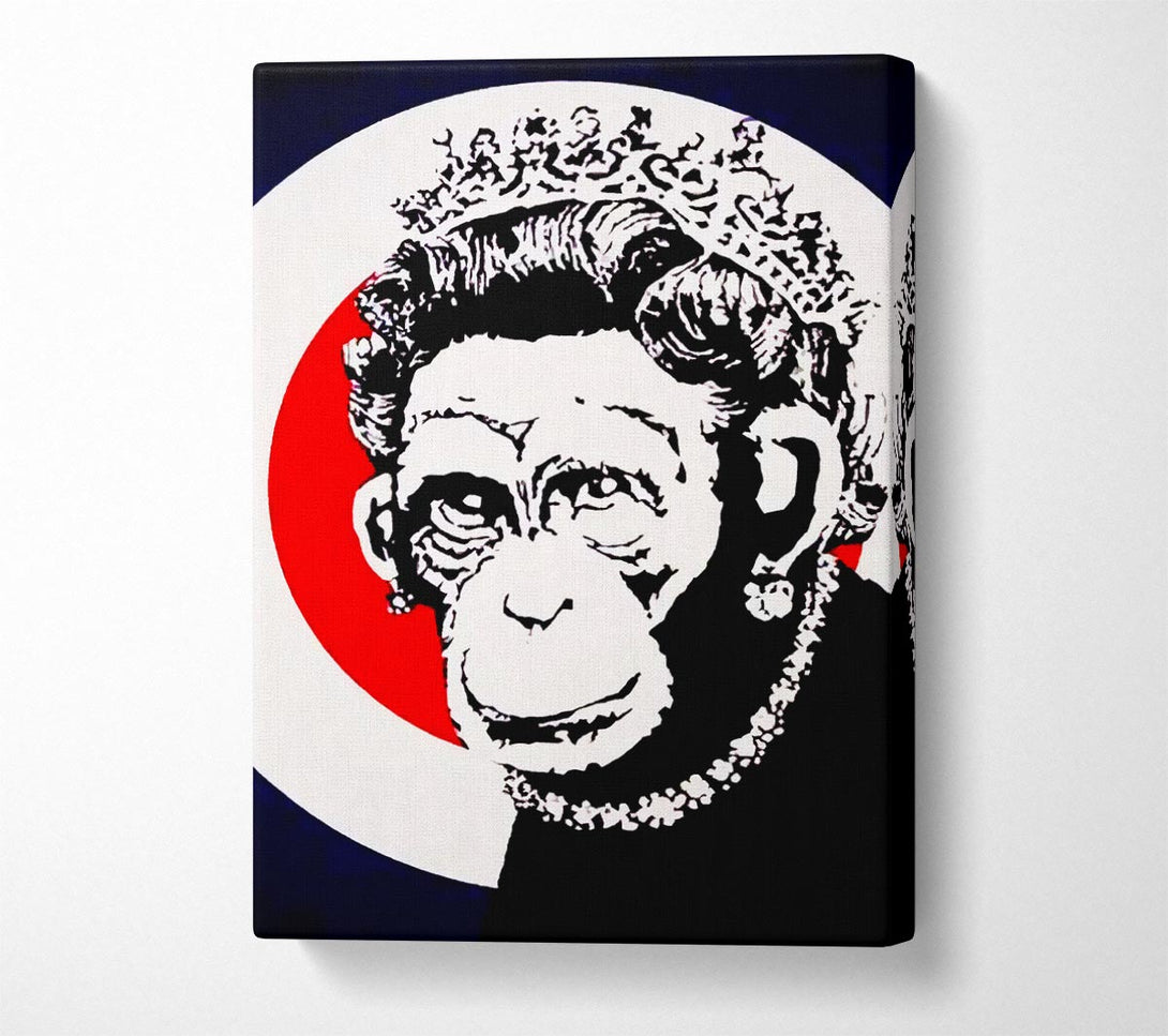 Picture of Queen Chimp Canvas Print Wall Art