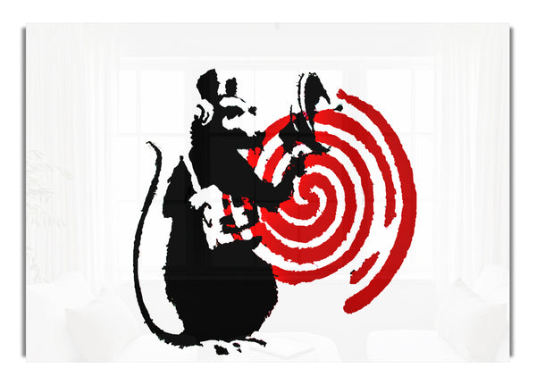Radar Rat Banksy Canvasb L