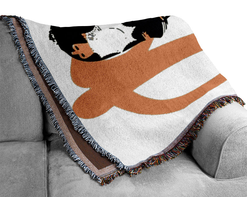 Rude Copper Woven Blanket