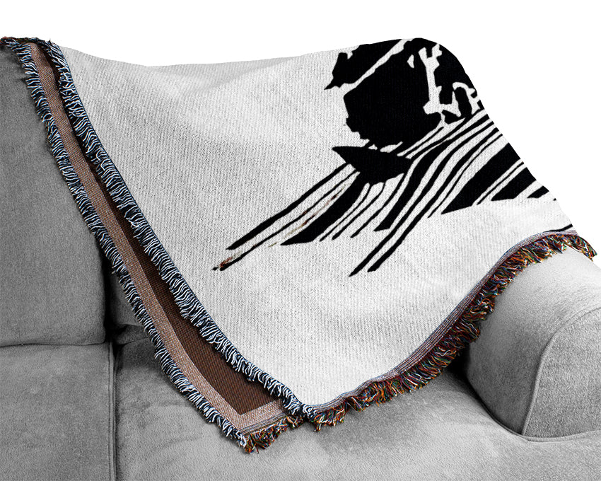 Shark Infested Woven Blanket