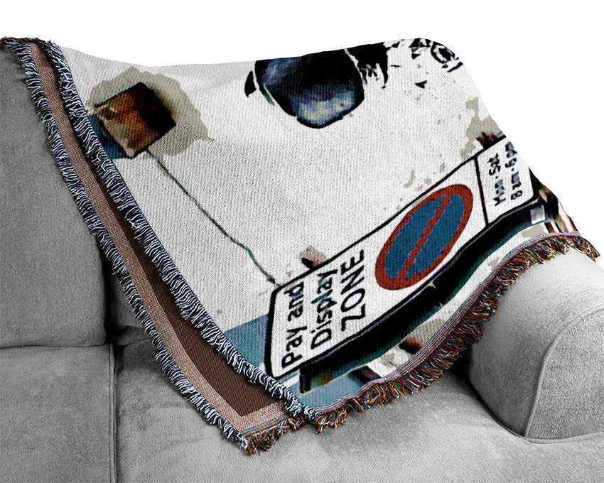 Shopping Bag Soldier Woven Blanket