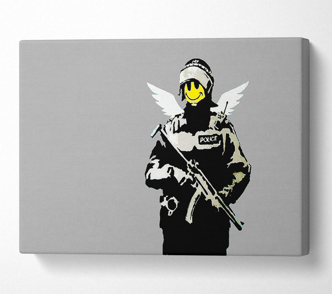 Picture of Smiley Face Angel Canvas Print Wall Art