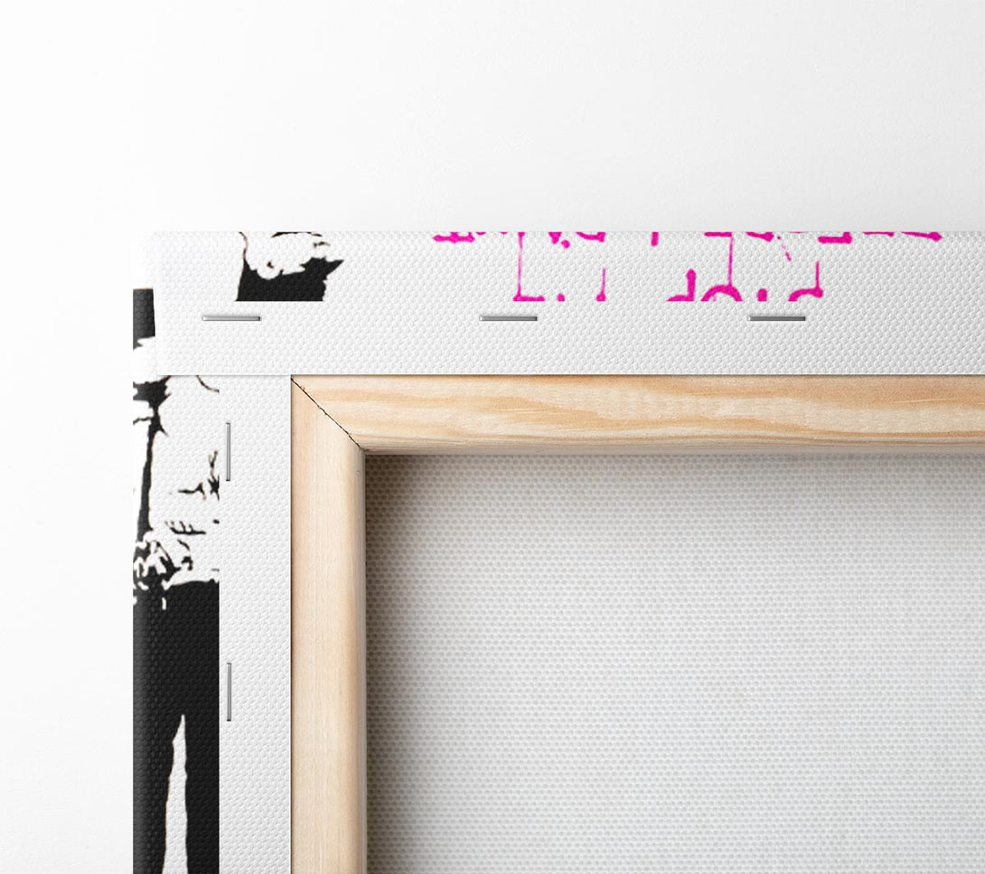  A Canvas Print of Banksy Stop Me Before I Paint Again Canvas Art