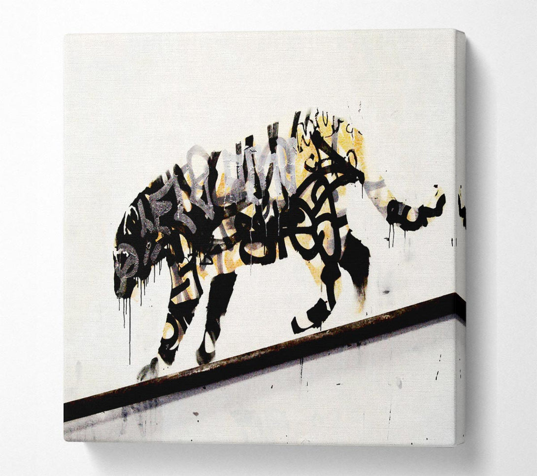 Picture of Tiger Square Canvas Wall Art