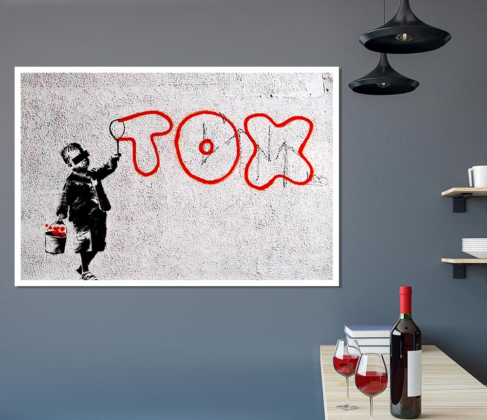 Toxic Print Poster Wall Art