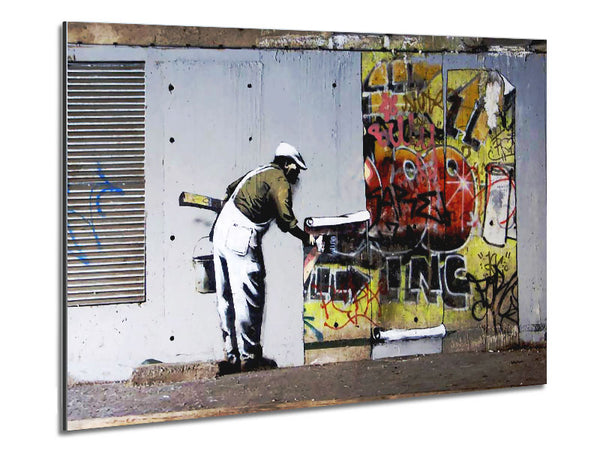 Tapete über Robbo-Graffiti