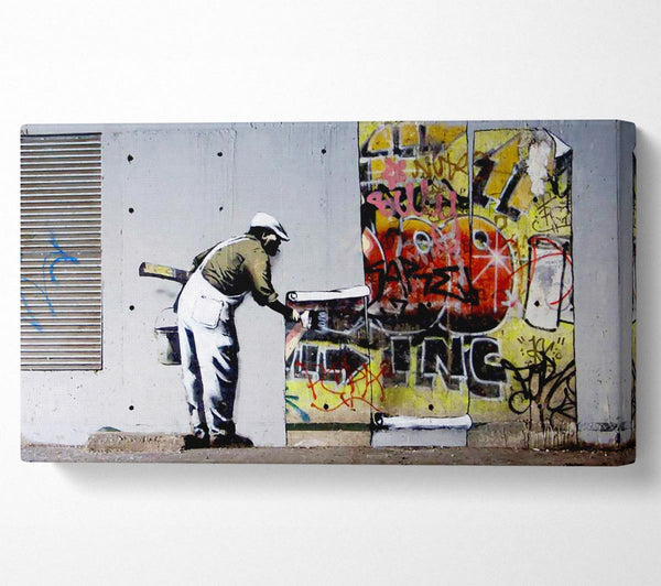 Tapete über Robbo-Graffiti