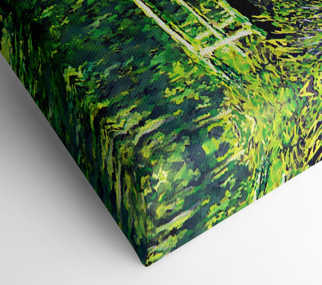 Picture of Water Lillies Trash Canvas Print Wall Art