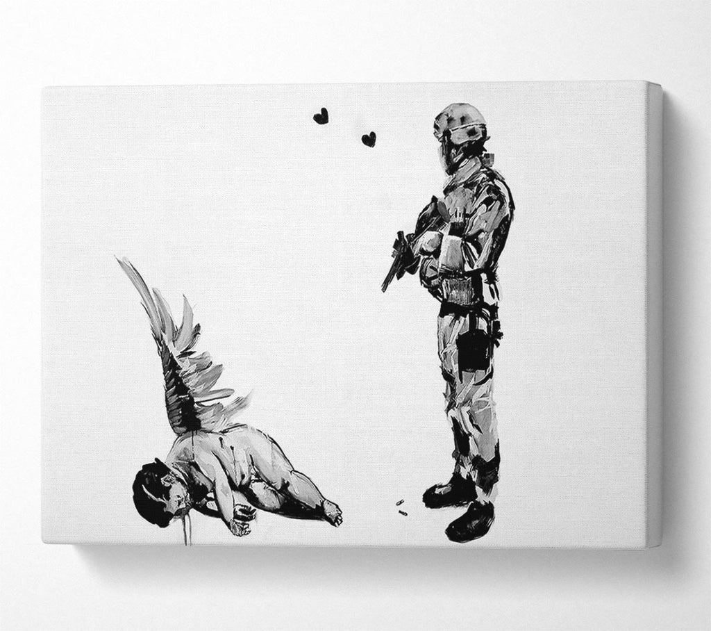 Picture of Who Killed Cupid Canvas Print Wall Art