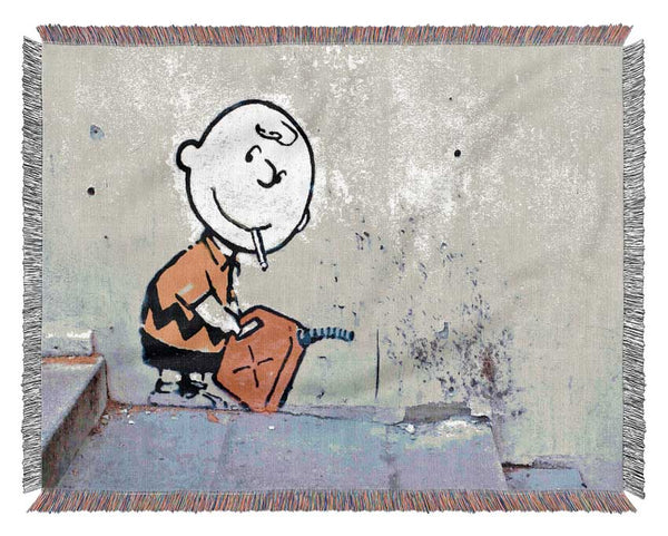Charlie Brown Woven Blanket
