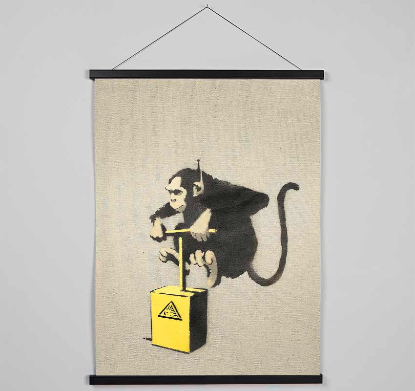 Monkey Detonator Hanging Poster - Wallart-Direct UK