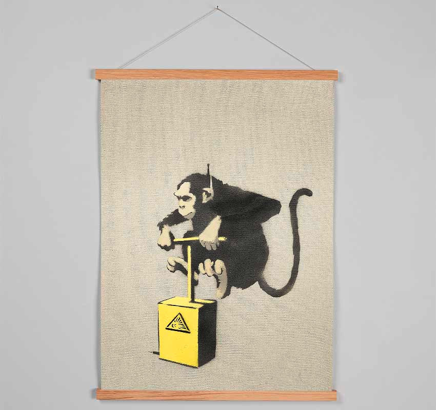 Monkey Detonator Hanging Poster - Wallart-Direct UK