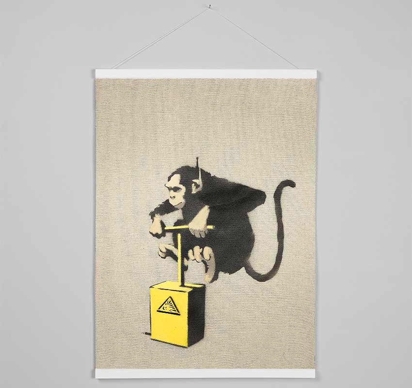 Monkey Detonator Hanging Poster - Wallart-Direct UK