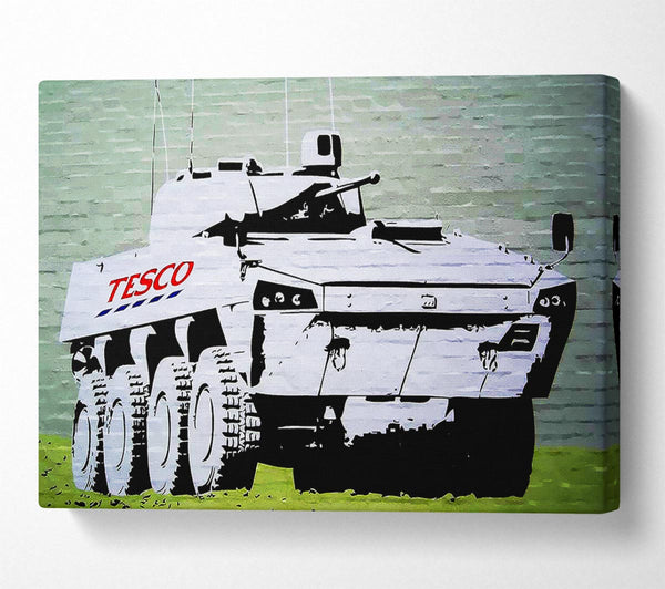  A Canvas Print of Banksy Tesco Army Canvas Wall Art