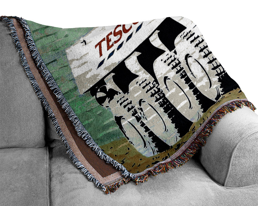 Tesco Army Woven Blanket