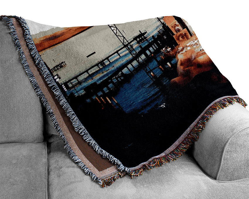 Eye Watching You Woven Blanket