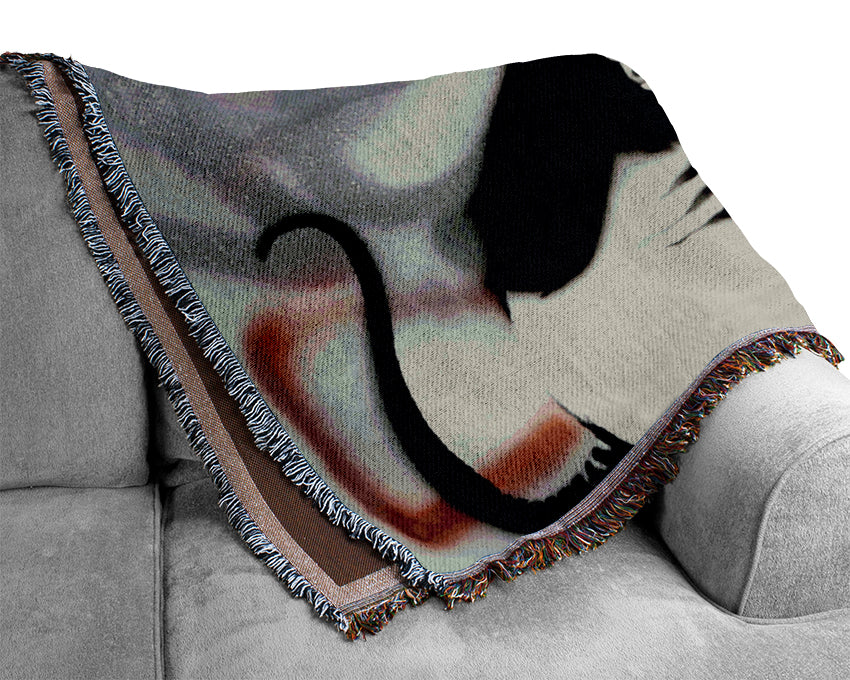 Graffiti Rat Removal Woven Blanket