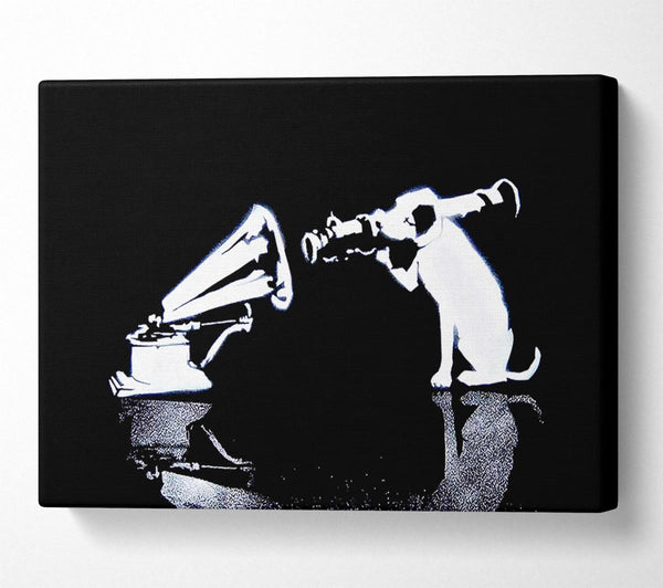  A Canvas Print of Banksy Hmv Dog Missile Canvas Print