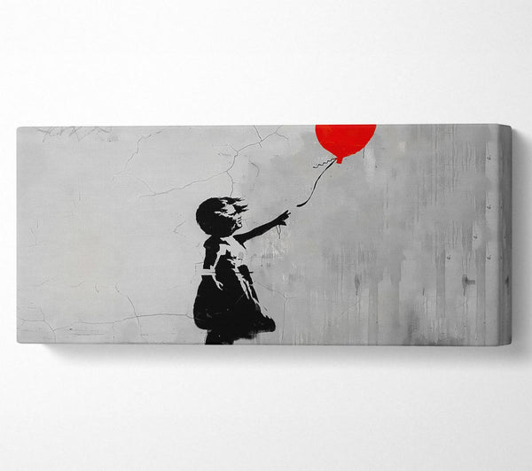 Liebe Herz Ballon Grau