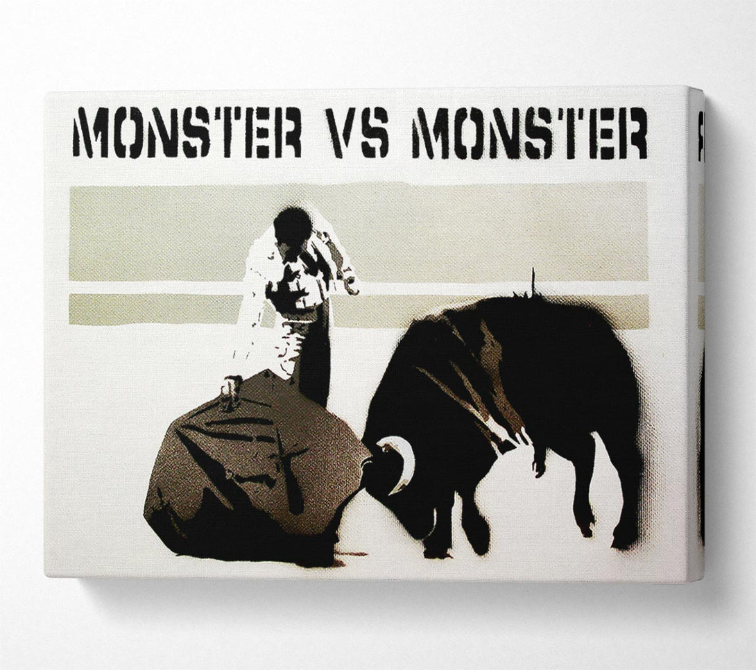 Picture of Monster Vs Monster Canvas Print Wall Art