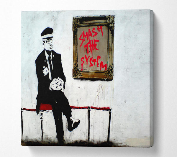Picture of Protecting The Modern Art Square Canvas Wall Art