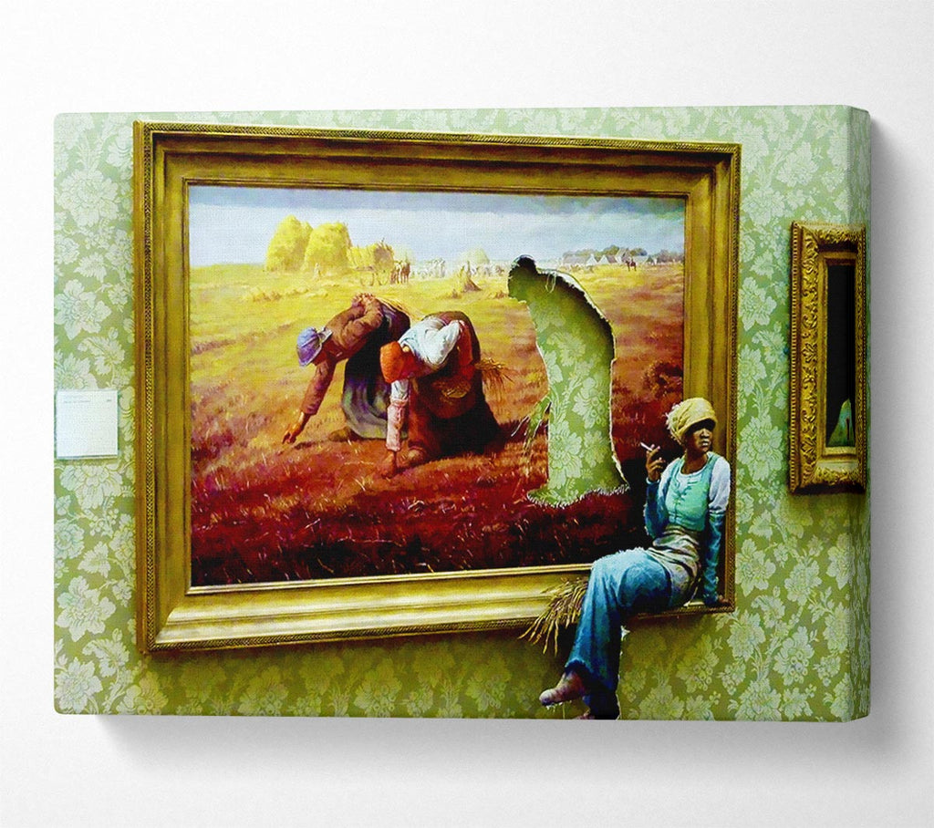 Picture of Taking A Break Canvas Print Wall Art