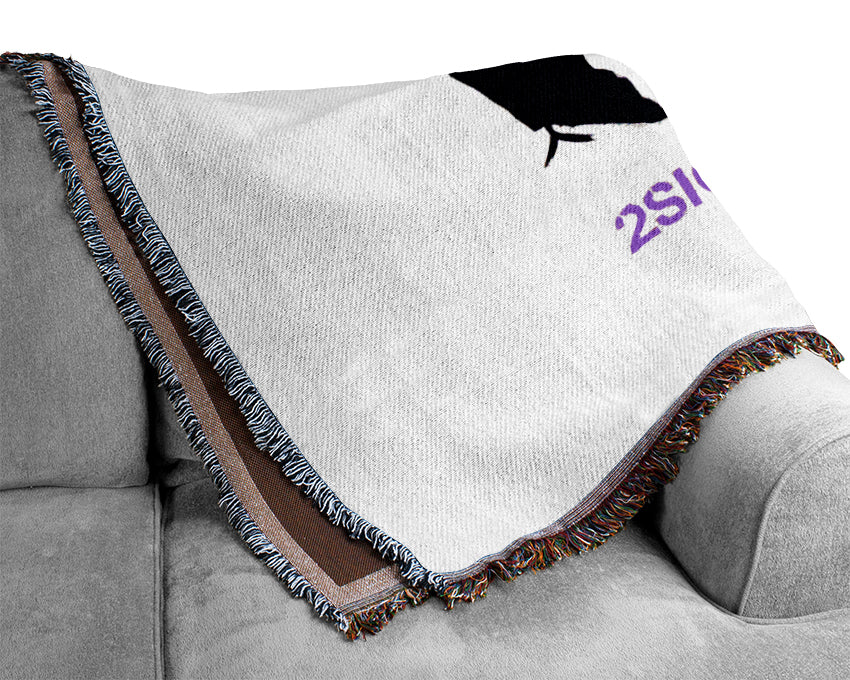 Two Sick White Woven Blanket