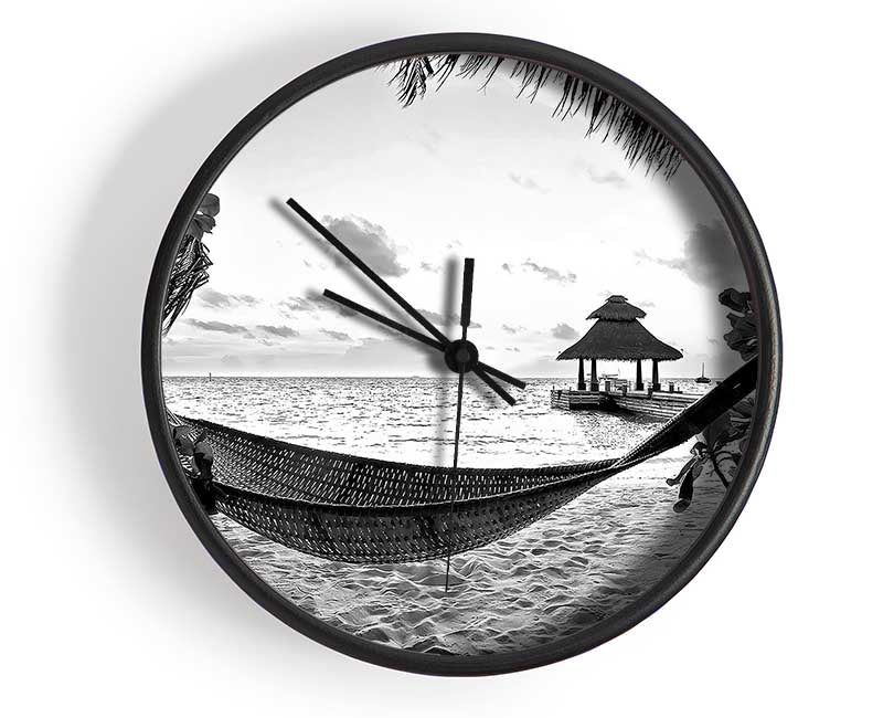 Tropical Paradise For Lovers Clock - Wallart-Direct UK