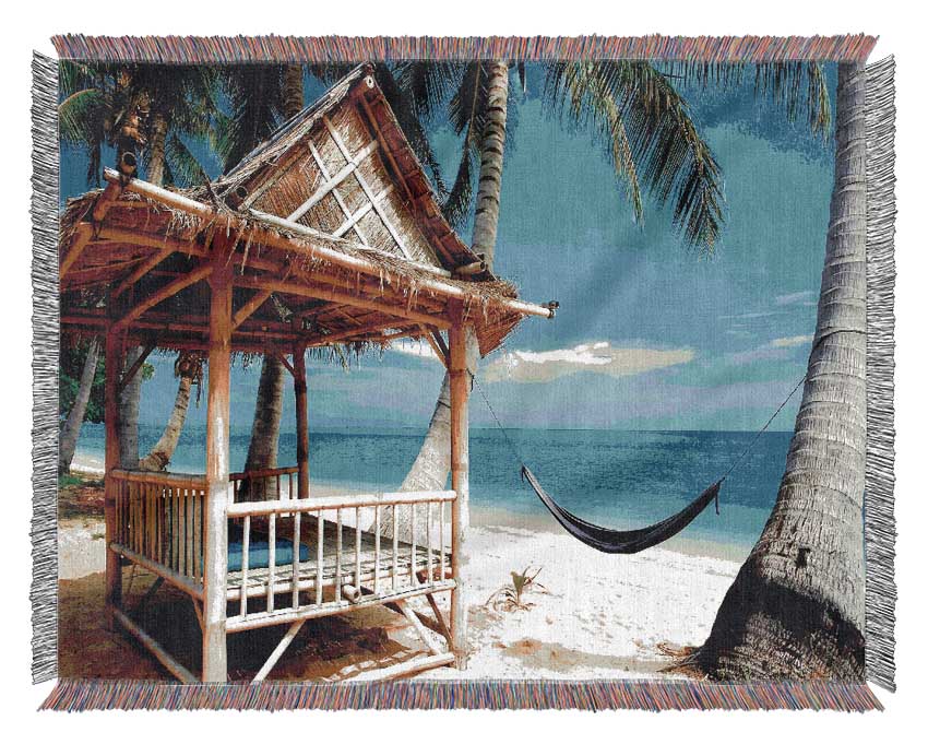 Tropical Resort- Woven Blanket
