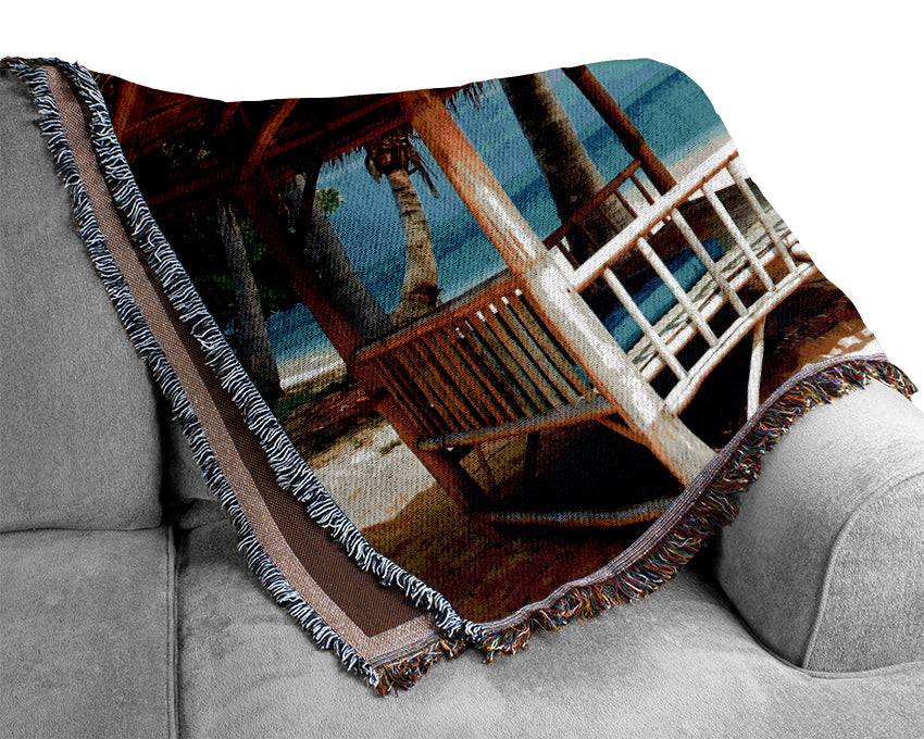 Tropical Resort- Woven Blanket