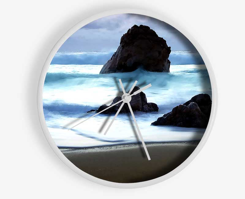 Twilight At Big Sur Clock - Wallart-Direct UK