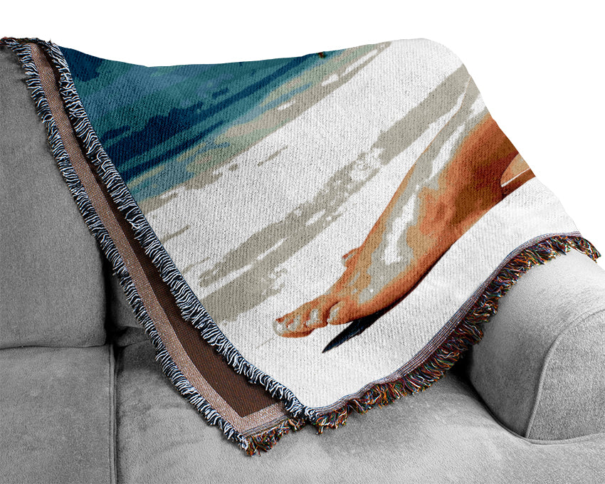 Beach Hottie Woven Blanket