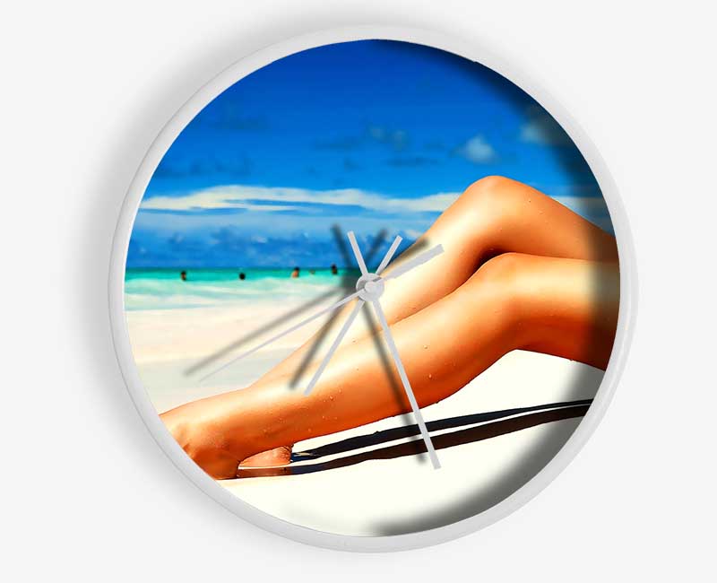 Beach Hottie Clock - Wallart-Direct UK