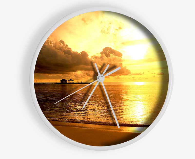 Every Night Is Paradise Clock - Wallart-Direct UK