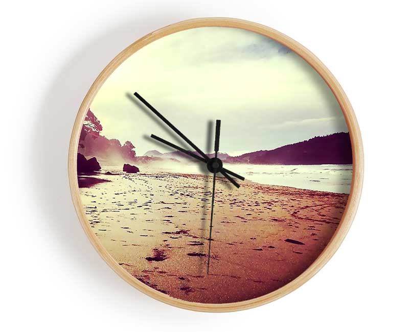 Mist From The Morning Rays Clock - Wallart-Direct UK