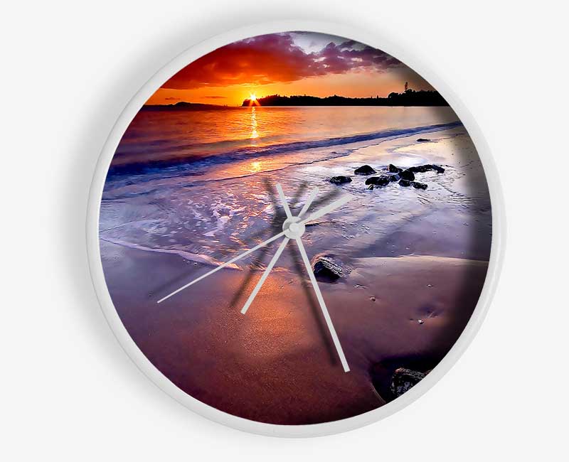Beautiful Sunrise Clock - Wallart-Direct UK
