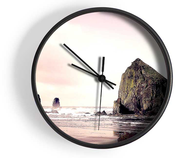 Cannon Beach Clock - Wallart-Direct UK