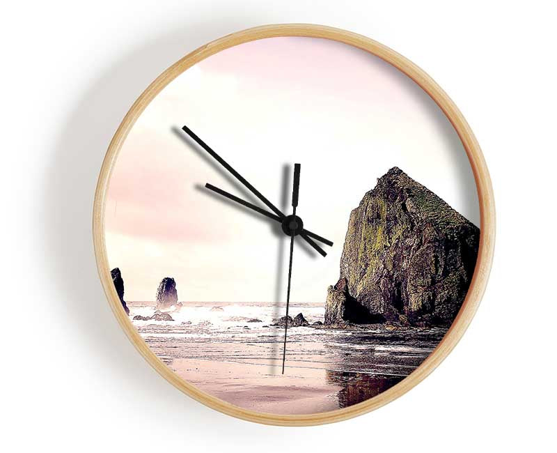 Cannon Beach Clock - Wallart-Direct UK