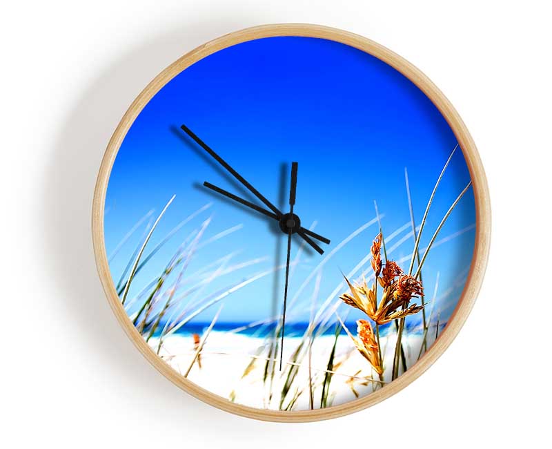 Clear Beach Sky Clock - Wallart-Direct UK