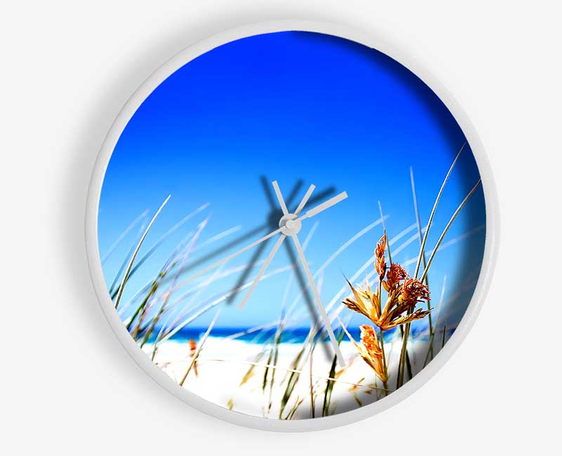 Clear Beach Sky Clock - Wallart-Direct UK