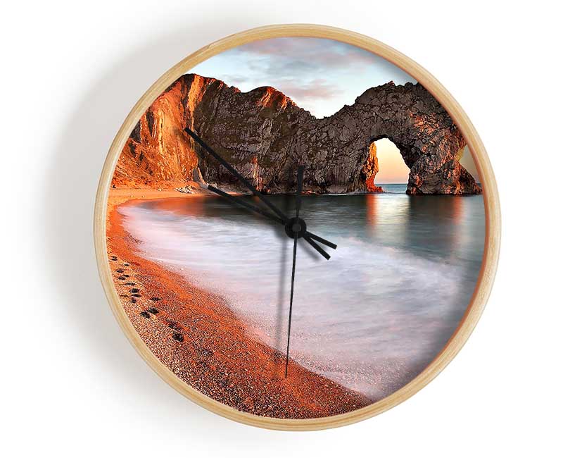 Durdle Door England Clock - Wallart-Direct UK