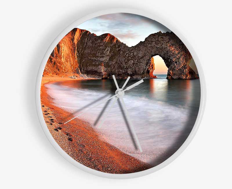Durdle Door England Clock - Wallart-Direct UK