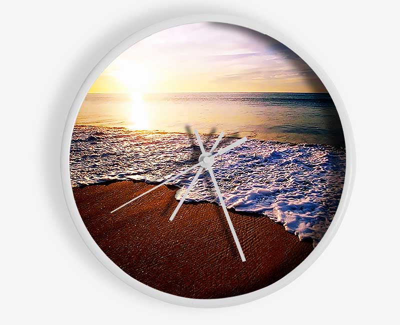 Ebb Of The Ocean Sun Clock - Wallart-Direct UK