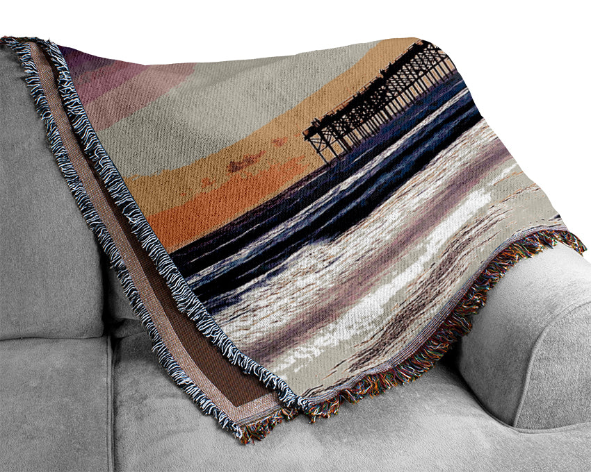 Fantasy Beach Woven Blanket