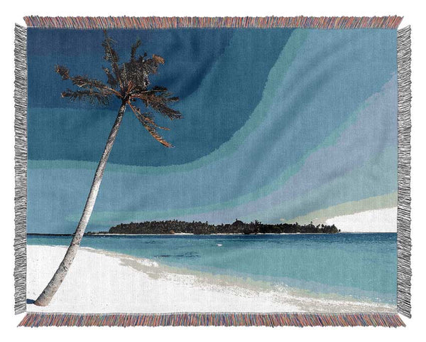 Maldivian Beach Woven Blanket