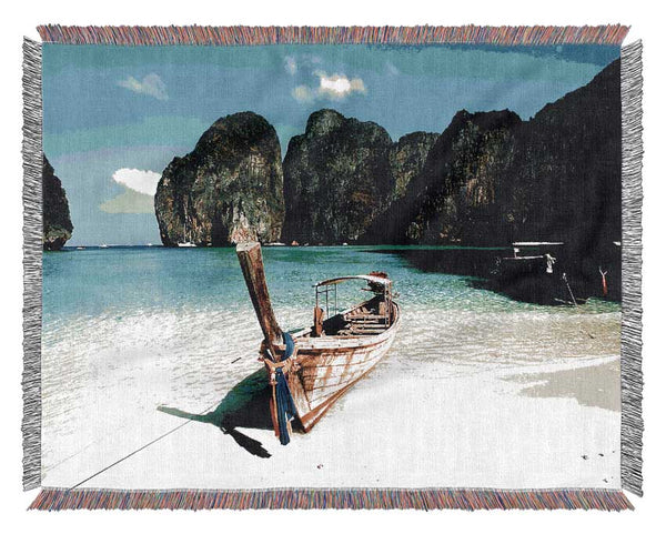 Paradise Adventures In Thailand Woven Blanket