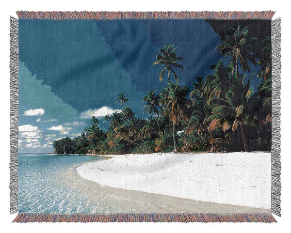 Paradise Island Getaway Woven Blanket
