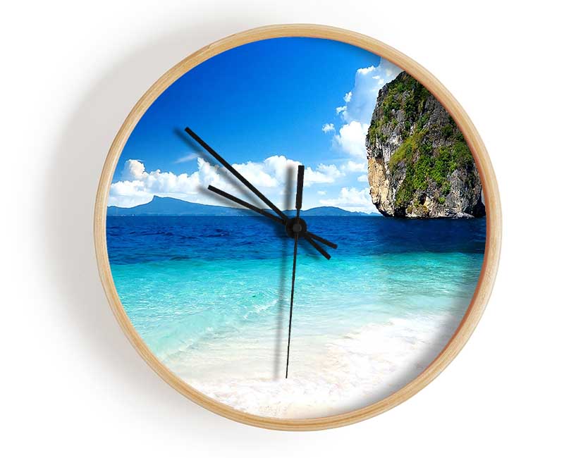 Sea Rock Thailand Clock - Wallart-Direct UK